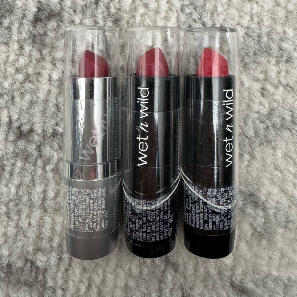Wet n Wild Lipstick Bundle (3)